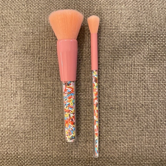 Makeup Brush Set Ice Cream Sprinkles Pretty Pink - Picture 4 of 8